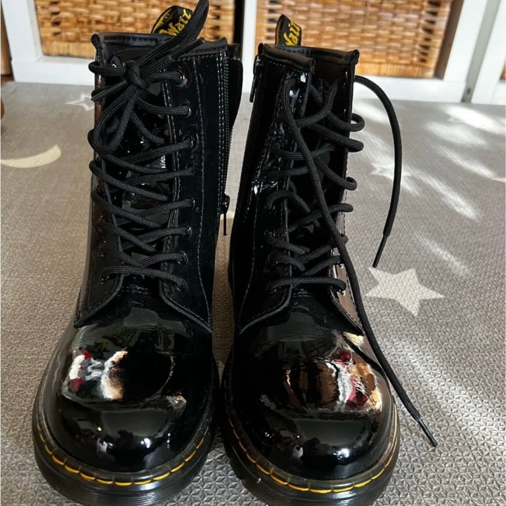 Dr Martens High Gloss Patent Leather Boots